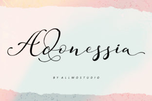 Adonessia: A Font for Creative Campaigns