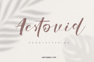 Aestovid: Elegant Script Font for Crafters