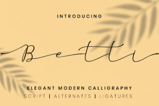 Betti Script: A Modern Handwritten Font