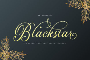 Blackstar: A Script Handwritten Font