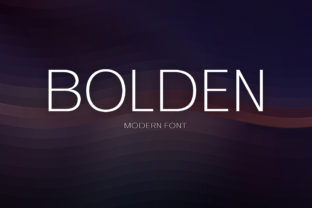 Bolden: A Modern Sans Serif for Creative Projects