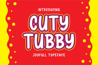 Cuty Tubby: A Freaky Script Font