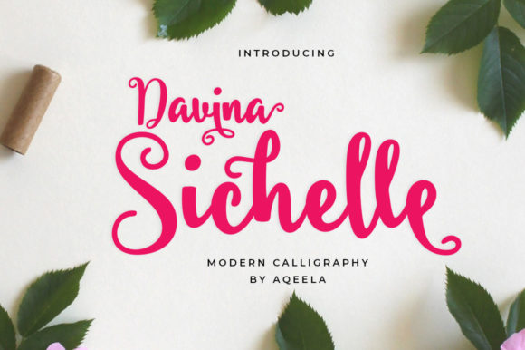 Davina Sichelle: A Script Font for Creative Campaigns