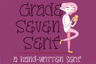Grade Seven: A Whimsical Serif for Creative Projects