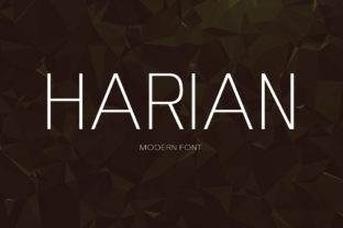Harian: A Cool Sans Serif Font