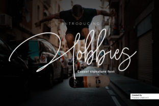 Hobbies Font: Handcrafted Style for Crafters