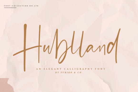 Hublland: A Script Font for Creative Projects