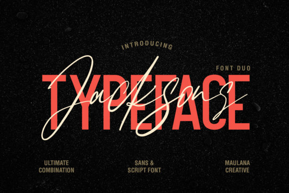 Jacksons Duo Font for Creative Projects
