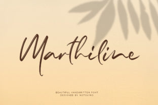 Marthiline: A Sweet Font for Business Branding