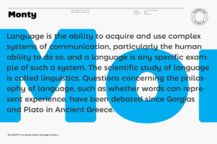 Monty Font: Modern Typography for Publishing