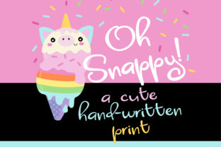 Oh Snappy: A Handwritten Font for Business