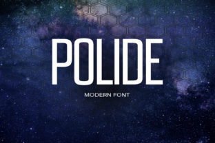 Polide: A Futuristic Font for Creative Makers