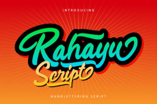 Rahayu Script: Bold Handwritten Font