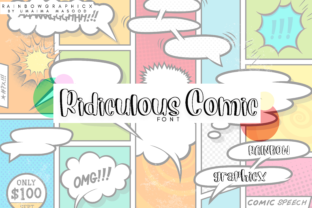 Ridiculous Comic Font for Editorial Design