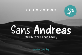 Sans Andreas Font for Web Design