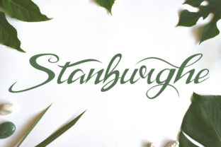 Stanburghe: A Script Font for Creative Makers