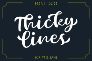 Thickylines: A Stylish Font for Business