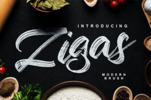 Zigas: A Handwritten Font for Creative Projects